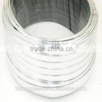 silver chrome tape for cars, chrome tape for cars, flexline auto body moulding
