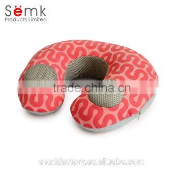 Portable U shape bluetooth stereo neck pillow speakers