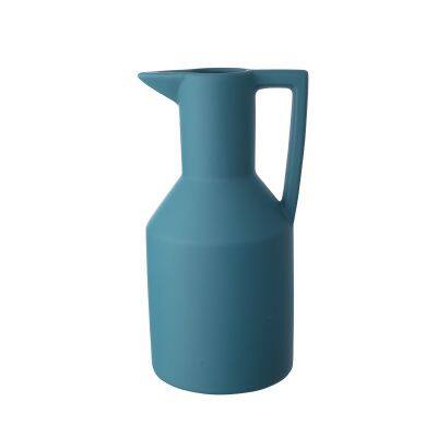 Green Yellow Morandi Watering Can Garden Ceramic Vase Lovely Decor for Tea Table photo-5