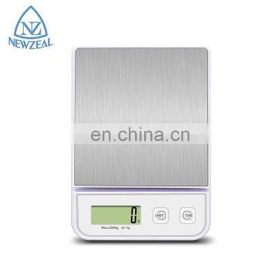 Good Price 5Kg Food Weighting Scale Digital Kitchen Food Scale With Stainless Steel