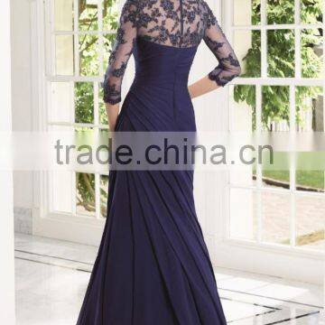 Elegant and Charming Sweetheart Mother of the Bride Dress With Appliqued and Pleat High Quality Mother of the Bride Dress photo-4