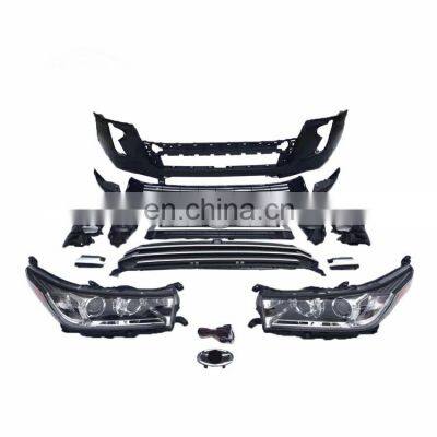 Car body parts for Toyota Highlander 2015-2017 upgrade to 2018 model body kits  good quality