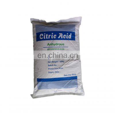 Food grade citric acid anhydrous 30-100 mesh