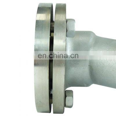 DKV Ss304 Fluorinate Downward Discharge Globe Valve Flange Type PTFE Lined Globe Valve photo-5