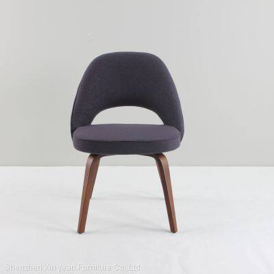 Eero saarinen solid ashwood dining upholstery chair for sale