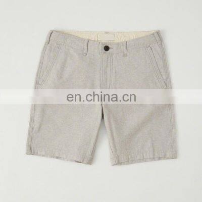 Wholesale Summer Fish Bone Printed Men Casual Custom Fit Cotton Short Shorts photo-5