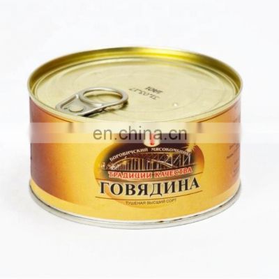 Russian Canned Stewed Beef Meat / Preserved Beef Meat