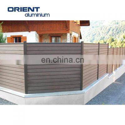 Bottom price safety slat fence panels garden design