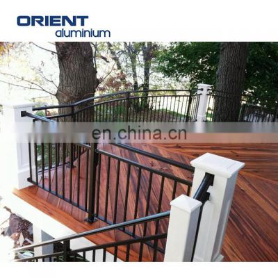 new arrival  factory directly easy assembly nice quality decorative aluminum outdoor handrail