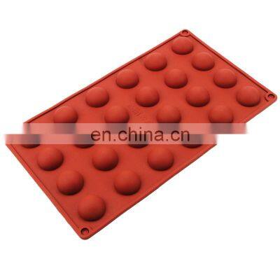 Heat Resistance Durable Silicone Mold For Chocolate Desserts Half Circle Cake Baking Mold Silicone Baking Mould Hemisphere photo-4