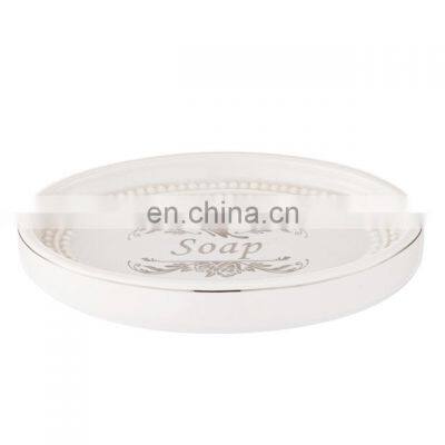 Ceramic Simple White Bathroom Accessories Holder SOAP DISH DISPENSER TUMBLER TOOTHBRUSH HOLDER Bath Set Ceramic photo-5