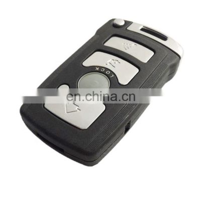 Keyless 4 Button Remote Smart Car Key Shell Cover Blank Fob For BMW 7 Series E65 E66 E67 E68 745i 745Li 750i 750Li 760i