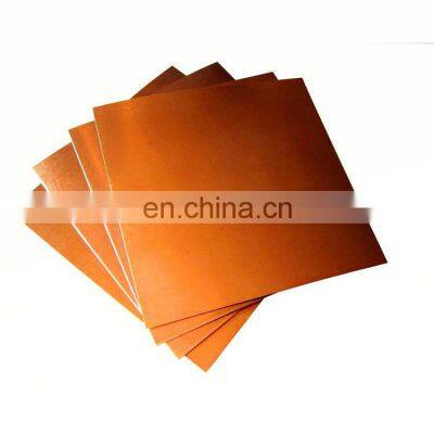 Customized 99.9% 0.3Mm 0.5Mm 1Mm 1.5Mm 2Mm 3Mm 4Mm Pure 1Mm Copper Sheet Price Per Kg