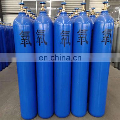 india price 10L oxygen cylinder seamless steel gas bottle storage tank welding empty oxygen cylinders for home use for sale