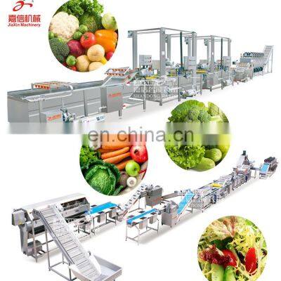 CE certificated spinach washing cutting processing machinery