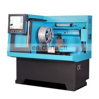 Gubot manufacturer Newest alloy rim diamond cutting lathe wheel repair machine