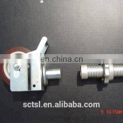 Locking Swivel Stem Caster Wheels Grip Ring Stem Scaffolding Caster Wheel photo-5