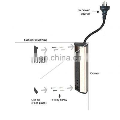 Australian Socket With USB Charger for Kitchen Cabinet photo-4