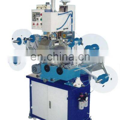 UT12 Fully Automatic Garment Elastic Ribbon Hot Foil Stamping Machine, Textile Fabric Satin Label Roll Heat Transfer Press