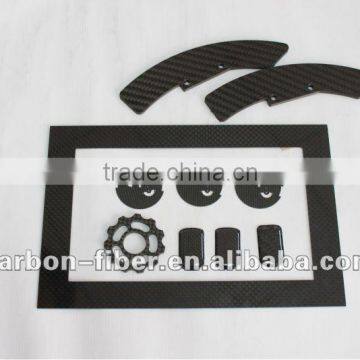 High quality option carbon fiber cutting parts for the SP-1 F1 1/10th scale chassis