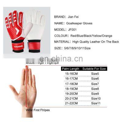Adults Kids Size Latex Soccer Goalkeeper Gloves Professional Football Goalkeeper Gloves Strong Protection Football Match Gloves photo-5