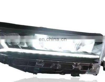 Upgrade LED Matrix Headlamp Headlight With a Touch of Blue and With Dynamic for TOYOTA Highlander Head Lamp Head Light 2018-2020