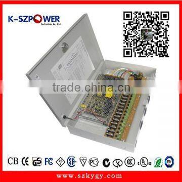 2015 K-78 K YGY power supply 12v 20a 18ch 240w swtiching cctv box