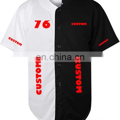 Short Sleeve Cheap Blank Baseball Jersey Wholesale Sublimation And Embroidery World Baseball Jersey