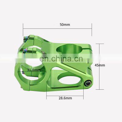 Adjustable Bike Ultralight Short Handle Aluminum Alloy 3D Forging Steam Bicycle Accessories