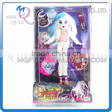 Mini Qute 30 cm kawaii beautiful American Latex vampire girls kid fashion Plastic doll educational toy accessories NO.YS2012-10C