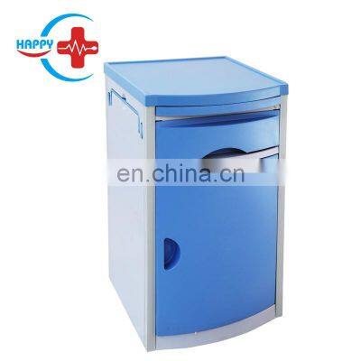 HC-M062  ABS Hospital Table Medical Bedside Cabinet includes a drawer, cupboard