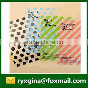 Best Selling OEM with UV printing L Shape plastic folder