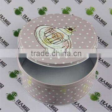 Metal Cookies Can Tin Plate Case