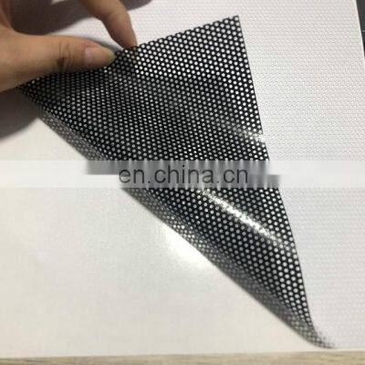 Outdoor Advertising Graphics Printing Vinyl One Way Vision Film For Digital Printing photo-4