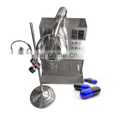 High Quality Sugar Cashew Nuts Chocolate Tablet Panner Small Candy Pharmaceutical Tablet Coating Pan Machine