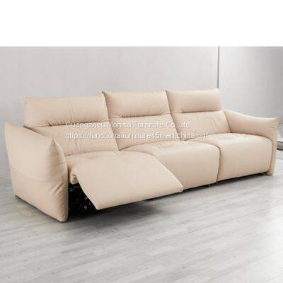 New Soft Bag Caterpillar Functional Sofa Modern Minimalist Designer Living Room Size Apartment Leather Sofa Combination