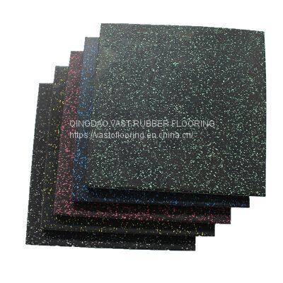 EPDM Laminated Rubber Flooring Gym Flooring Rubber Tiles Mat photo-4
