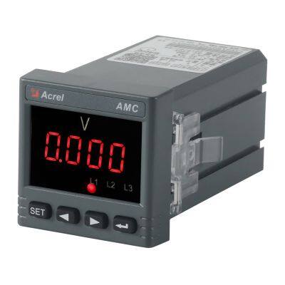 Acrel AC Single Phase Ammeter Display LED With RS485 Communication AMC48-AI/C Panel Mounted photo-2