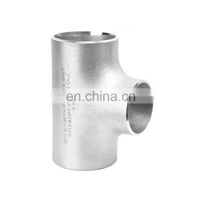 A403 WP316 Butt Weld Pipe Fittings SCH40 SCH80 Reducing carbon steel tee