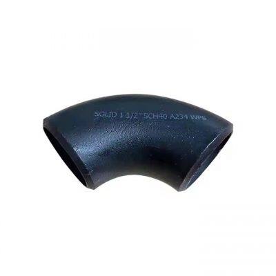 ASME B16.9 Seamless Carbon Steel A234 WPB SCH40 SCH80 SCH120 90 Degree Elbow