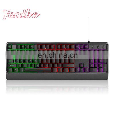 Wholesale Plug Play wired OEM Logo laptop computer usb Home  Business Comfortable interface Best desktop office gaming  keyboard