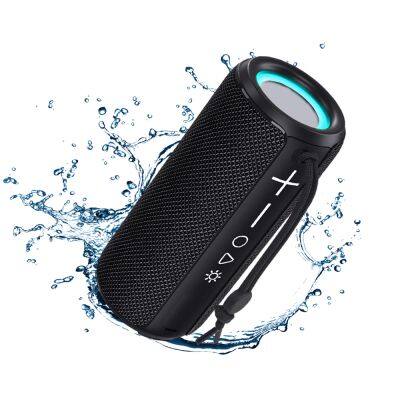 wireless speaker RGB light IPX6 BT speaker portable fabric sport outdoor waterproof speaker