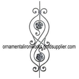 Ornamental Iron Balusters for Home Metal Stair Decoration photo-3