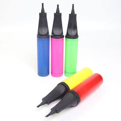 New Style Mini Air Inflator Portable Macaron Original Plastic Balloons Hand Pump for Latex Foil Balloon photo-3