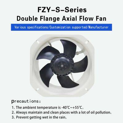 225X225X80mm 22580 AC Axial Flow Cooling Fan Ventilation for Electric Cabinet Fan 230V~400V Container Cooling Fan