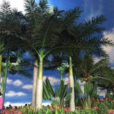 Islamic Style Artificial Date Palm Tree - Fire Retardant Fake Palms for Mosque/Mall Décor in UAE Saudi Arabia Oman photo-5