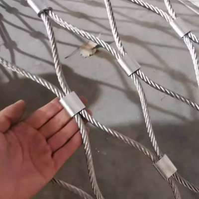Flexibles Edelstahlseilnetz Sicherheitsnetz Zaunnetz Anti-Fall-Netz für Zoo-K?fige, Zaun, Balkon, Treppe