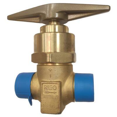 REGO HP9563R High-Pressure Brass Master Valve Cryogenic Gas Globe Valves for Tube Trailers Piping Systems