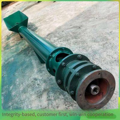 Large-angle Stainless Steel Screw Feeder, Round-tube Feeder for Rice Husks, 219-tube U-shaped Screw Elevator photo-5