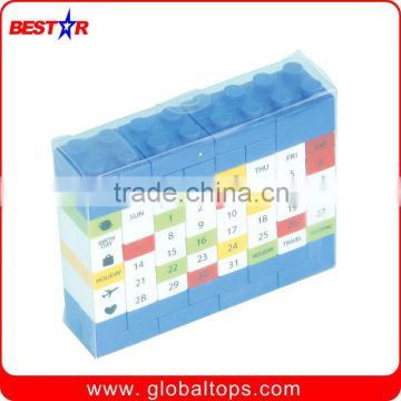 Plastic sliding jigsaw puzzle for intelligence development and fun